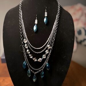 Necklace, Earrings & Bracelet Set